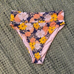 Aerie Floral High-Waisted Bikini Bottoms